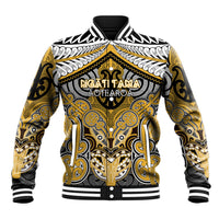 Aotearoa Iwi Ngati Tama Personalised Baseball Jacket Maori Kowhaiwhai Pattern