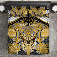 Aotearoa Iwi Ngati Tama Bedding Set Maori Kowhaiwhai Pattern