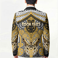 Aotearoa Iwi Ngati Tama Personalised Blazer Maori Kowhaiwhai Pattern