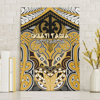 Aotearoa Iwi Ngati Tama Canvas Wall Art Maori Kowhaiwhai Pattern
