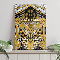 Aotearoa Iwi Ngati Tama Canvas Wall Art Maori Kowhaiwhai Pattern