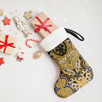 Aotearoa Iwi Ngati Tama Personalised Christmas Stocking Maori Kowhaiwhai Pattern