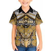 Aotearoa Iwi Ngati Tama Personalised Hawaiian Shirt Maori Kowhaiwhai Pattern