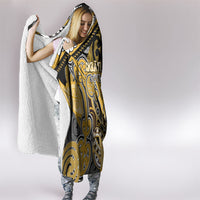 Aotearoa Iwi Ngati Tama Hooded Blanket Maori Kowhaiwhai Pattern
