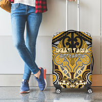 Aotearoa Iwi Ngati Tama Luggage Cover Maori Kowhaiwhai Pattern