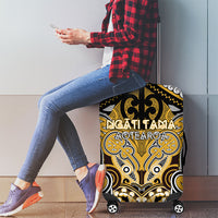 Aotearoa Iwi Ngati Tama Luggage Cover Maori Kowhaiwhai Pattern