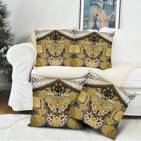 Aotearoa Iwi Ngati Tama Pillow Cover Maori Kowhaiwhai Pattern