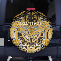 Aotearoa Iwi Ngati Tama Spare Tire Cover Maori Kowhaiwhai Pattern