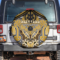 Aotearoa Iwi Ngati Tama Spare Tire Cover Maori Kowhaiwhai Pattern