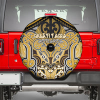 Aotearoa Iwi Ngati Tama Spare Tire Cover Maori Kowhaiwhai Pattern