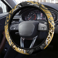 Aotearoa Iwi Ngati Tama Steering Wheel Cover Maori Kowhaiwhai Pattern