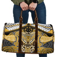 Aotearoa Iwi Ngati Tama Travel Bag Maori Kowhaiwhai Pattern