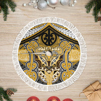 Aotearoa Iwi Ngati Tama Tree Skirt Maori Kowhaiwhai Pattern