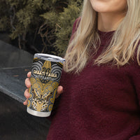 Aotearoa Iwi Ngati Tama Personalised Tumbler Cup Maori Kowhaiwhai Pattern