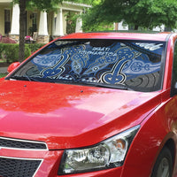 Aotearoa Iwi Ngati Tuwharetoa Auto Sun Shade Maori Kowhaiwhai Pattern