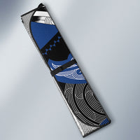 Aotearoa Iwi Ngati Tuwharetoa Auto Sun Shade Maori Kowhaiwhai Pattern