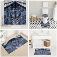 Aotearoa Iwi Ngati Tuwharetoa Bathroom Set Maori Kowhaiwhai Pattern