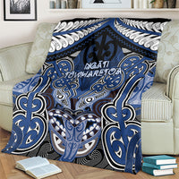 Aotearoa Iwi Ngati Tuwharetoa Blanket Maori Kowhaiwhai Pattern