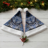 Aotearoa Iwi Ngati Tuwharetoa Personalised Christmas Santa Hat Maori Kowhaiwhai Pattern
