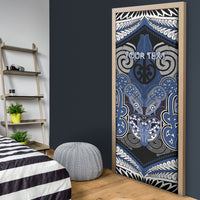 Aotearoa Iwi Ngati Tuwharetoa Personalised Door Cover Maori Kowhaiwhai Pattern