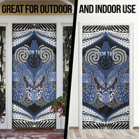 Aotearoa Iwi Ngati Tuwharetoa Personalised Door Cover Maori Kowhaiwhai Pattern