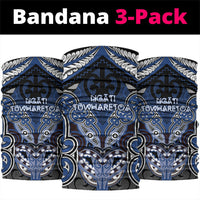 Aotearoa Iwi Ngati Tuwharetoa Neck Gaiter Maori Kowhaiwhai Pattern