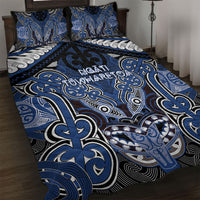 Aotearoa Iwi Ngati Tuwharetoa Quilt Bed Set Maori Kowhaiwhai Pattern