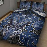 Aotearoa Iwi Ngati Tuwharetoa Quilt Bed Set Maori Kowhaiwhai Pattern