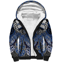 Aotearoa Iwi Ngati Tuwharetoa Personalised Sherpa Hoodie Maori Kowhaiwhai Pattern