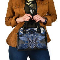 Aotearoa Iwi Ngati Tuwharetoa Shoulder Handbag Maori Kowhaiwhai Pattern