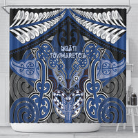 Aotearoa Iwi Ngati Tuwharetoa Shower Curtain Maori Kowhaiwhai Pattern