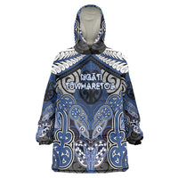Aotearoa Iwi Ngati Tuwharetoa Personalised Wearable Blanket Hoodie Maori Kowhaiwhai Pattern