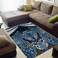 Aotearoa Iwi Ngati Mutunga Area Rug Maori Kowhaiwhai Pattern