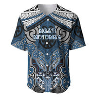 Aotearoa Iwi Ngati Mutunga Personalised Baseball Jersey Maori Kowhaiwhai Pattern