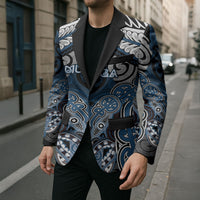 Aotearoa Iwi Ngati Mutunga Personalised Blazer Maori Kowhaiwhai Pattern