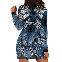 Aotearoa Iwi Ngati Mutunga Personalised Hoodie Dress Maori Kowhaiwhai Pattern