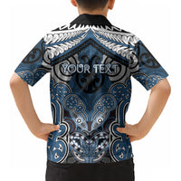 Aotearoa Iwi Ngati Mutunga Personalised Kid Hawaiian Shirt Maori Kowhaiwhai Pattern