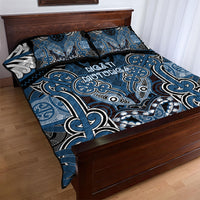 Aotearoa Iwi Ngati Mutunga Quilt Bed Set Maori Kowhaiwhai Pattern