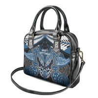 Aotearoa Iwi Ngati Mutunga Shoulder Handbag Maori Kowhaiwhai Pattern