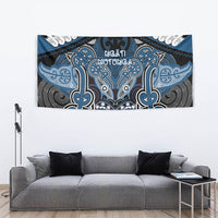 Aotearoa Iwi Ngati Mutunga Tapestry Maori Kowhaiwhai Pattern