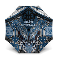 Aotearoa Iwi Ngati Mutunga Umbrella Maori Kowhaiwhai Pattern