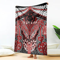 Aotearoa Iwi Te Ati Awa Blanket Maori Kowhaiwhai Pattern