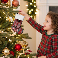 Aotearoa Iwi Te Ati Awa Personalised Christmas Stocking Maori Kowhaiwhai Pattern