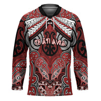 Aotearoa Iwi Te Ati Awa Personalised Hockey Jersey Maori Kowhaiwhai Pattern