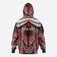 Aotearoa Iwi Te Ati Awa Personalised Hoodie Maori Kowhaiwhai Pattern