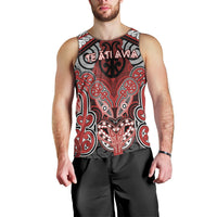 Aotearoa Iwi Te Ati Awa Personalised Men Tank Top Maori Kowhaiwhai Pattern