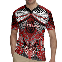 Aotearoa Iwi Te Ati Awa Personalised Rugby Jersey Maori Kowhaiwhai Pattern