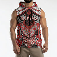 Aotearoa Iwi Te Ati Awa Personalised Sleeveless Hoodie Maori Kowhaiwhai Pattern