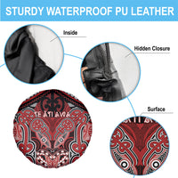 Aotearoa Iwi Te Ati Awa Spare Tire Cover Maori Kowhaiwhai Pattern