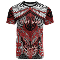 Aotearoa Iwi Te Ati Awa Personalised T Shirt Maori Kowhaiwhai Pattern